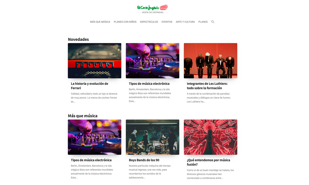 caso de estudio El Corte Inglés